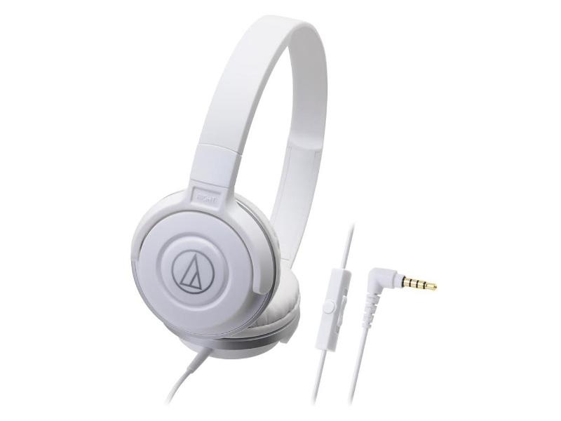 Audio Technica ATH-S100iS Headphones (White)