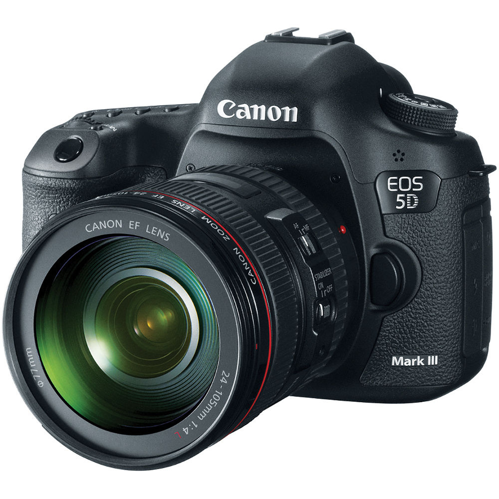 Canon EOS 5D Mark III DSLR Camera with EF24-105 Lens