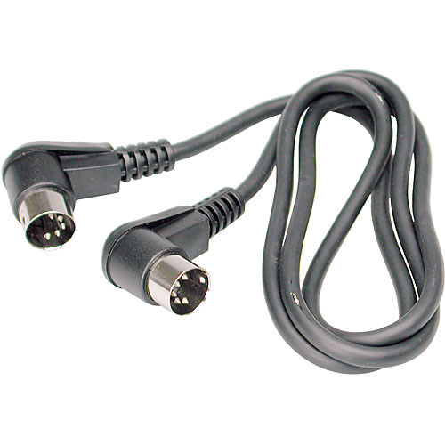 Hosa MID-315RR MIDI Cable 15ft (angled)