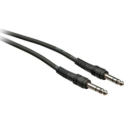 Comprehensive 1/4" Phone Male TRS to 1/4" Phone Male TRS Stereo Cable - 6'