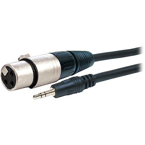 Comprehensive EXF Series Stereo 3.5mm Mini Male to 3-Pin XLR Female Cable - 10'