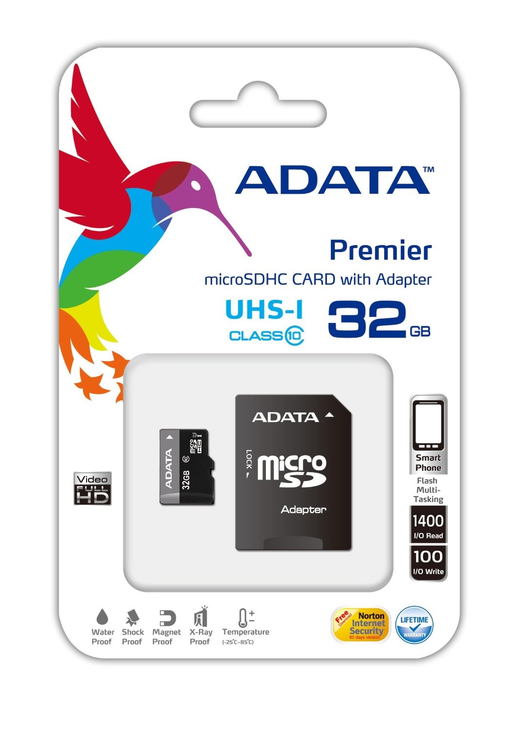 ADATA MicroSD 32GB Class10 UHS-1 (With Adapter)
