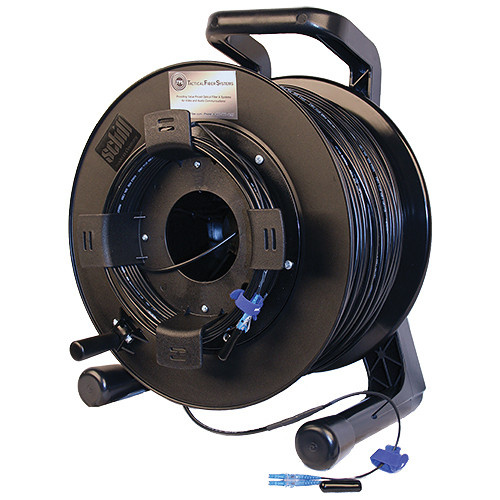 Tactical Fiber Systems Single-Mode Two-Fiber Cable on Reel with LC Connectors (500 ft)