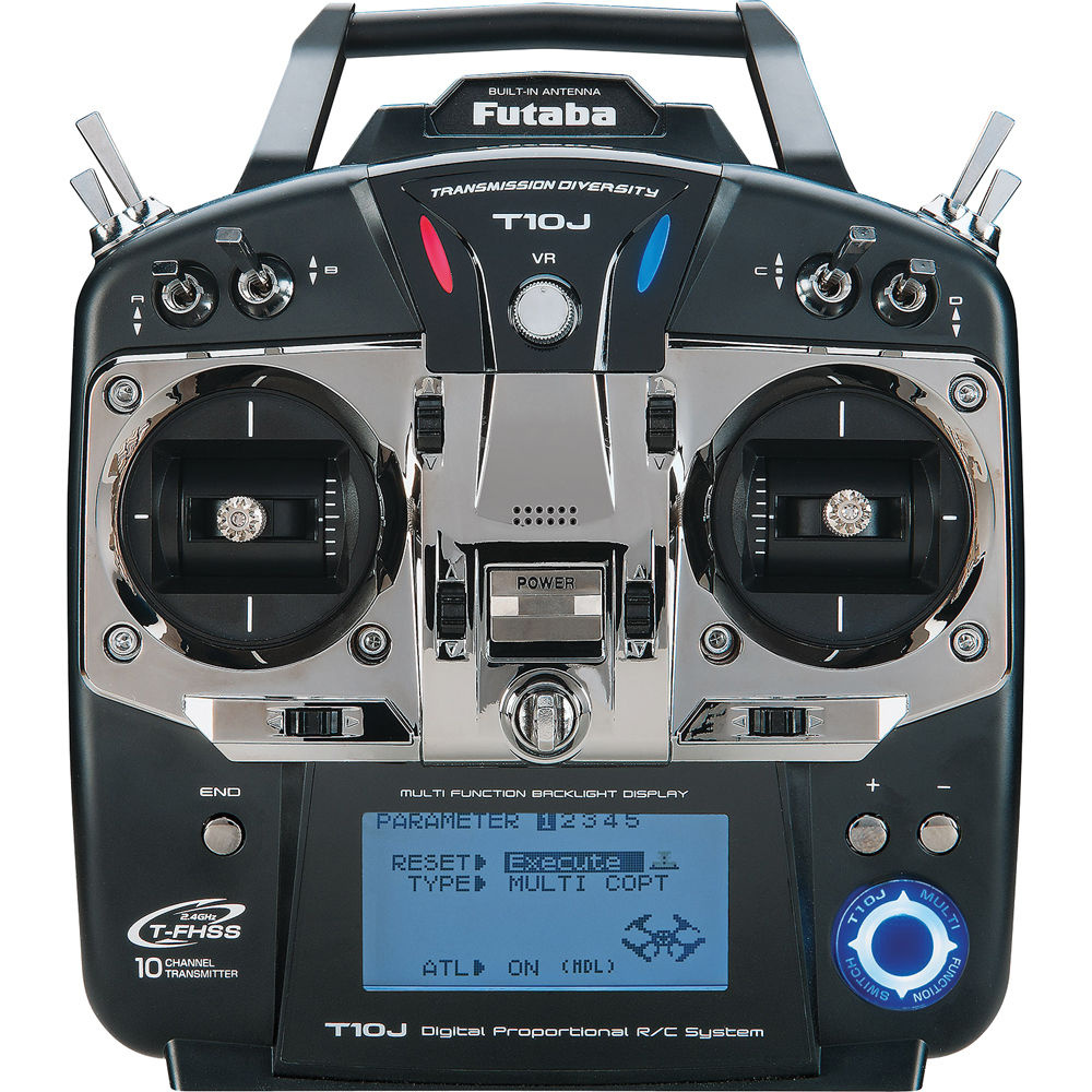 Futaba 10JH 2.4GHz 10-Channel S/FHSS Radio System with the R3008SB Receiver