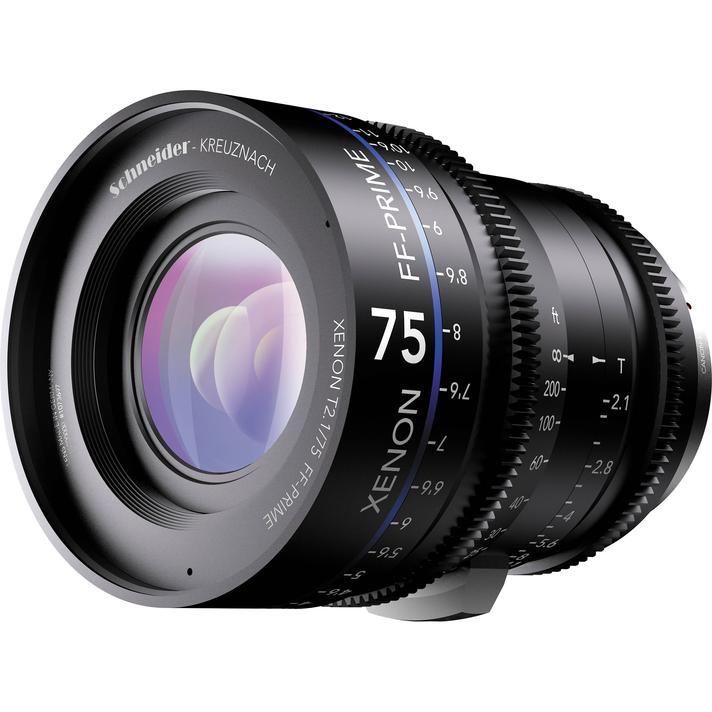Schneider Xenon FF 75mm T2.1 Prime Lens (Nikon F Mount)