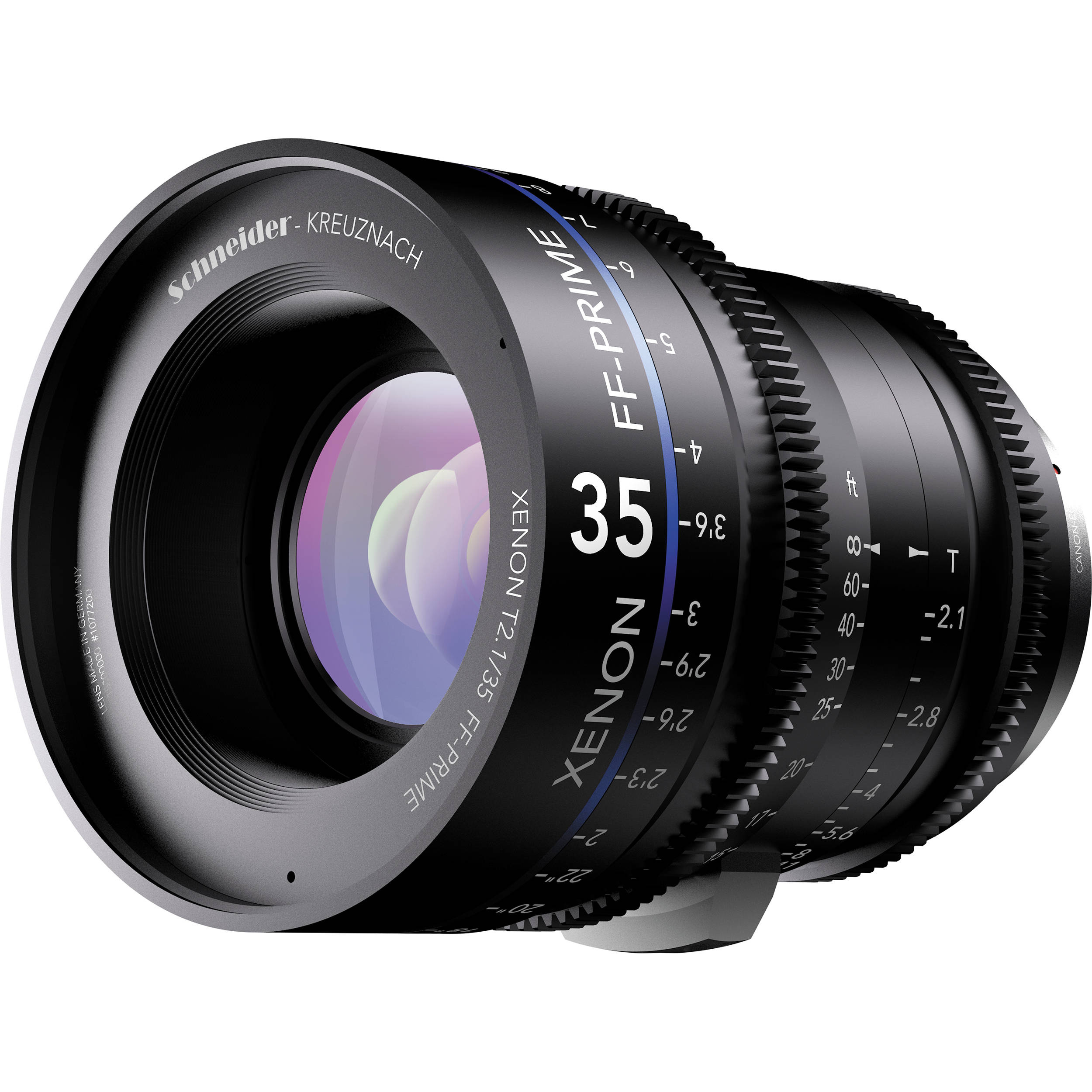 Schneider Xenon FF 35mm T2.1 Prime Lens (Canon EF Mount)