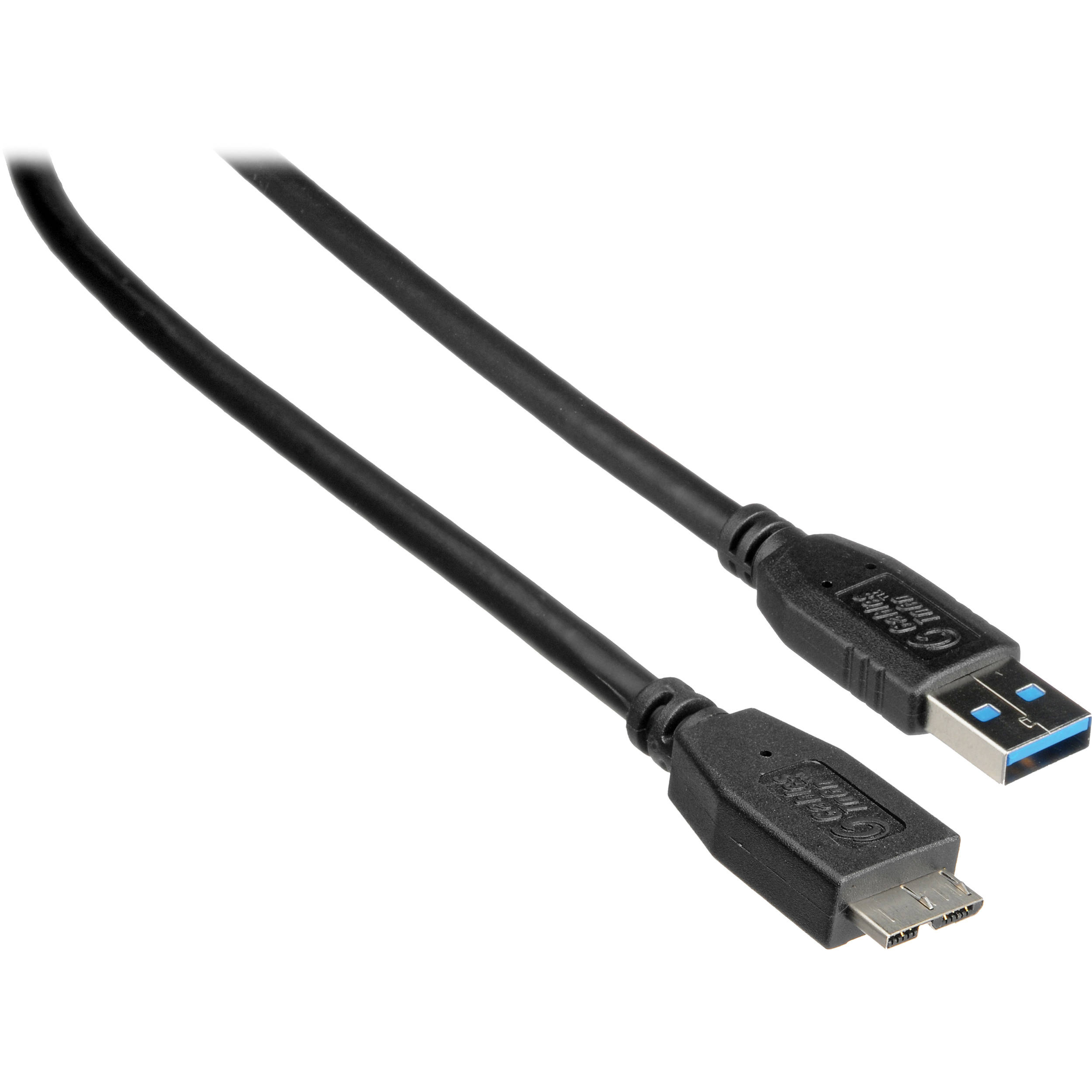 C2G 6.5' (2 m) USB 3.0 A Male to Micro B Male Cable (Black)