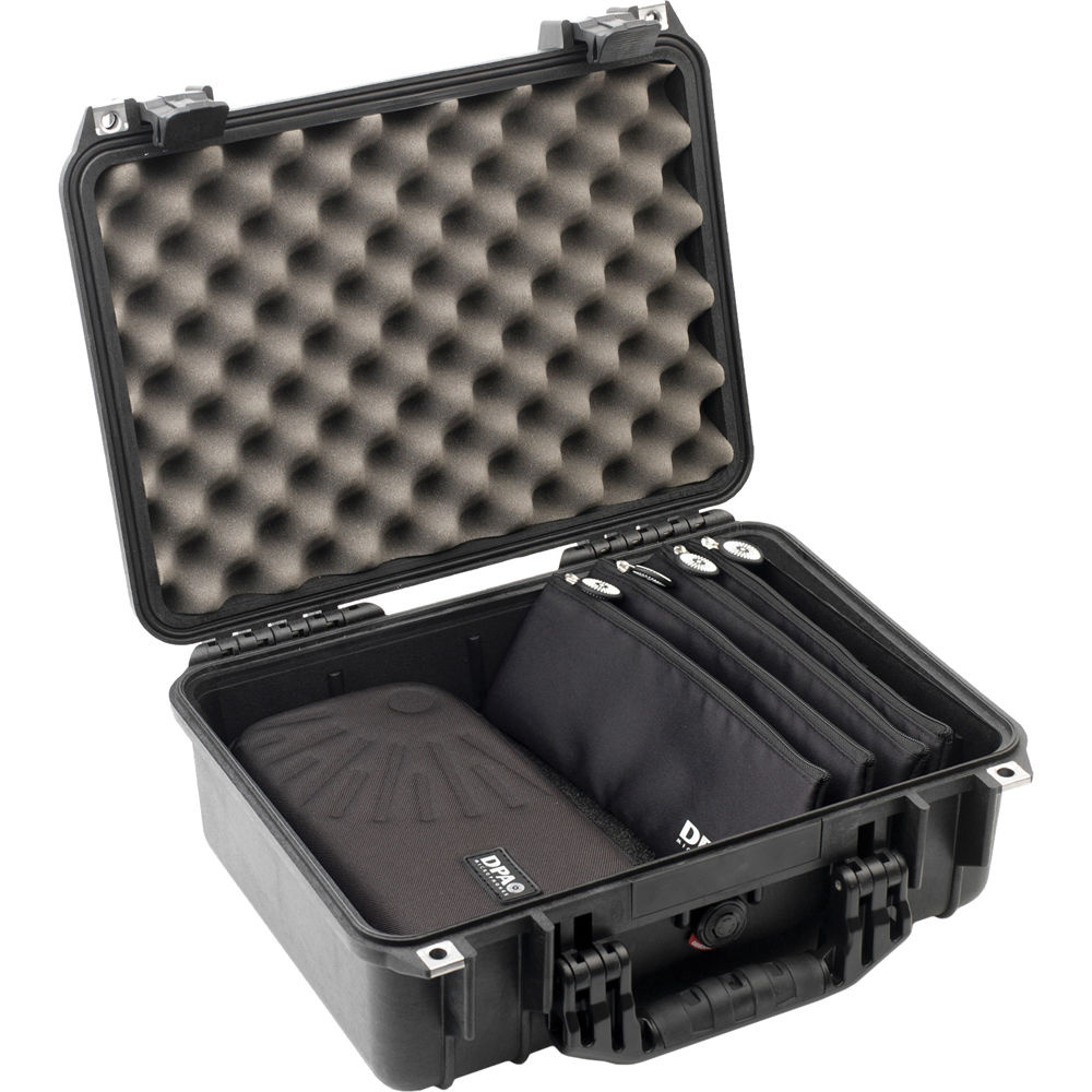 DPA Microphones d:vote 4099 Classic Touring Kit, 4 Mics and Accessories for Normal SPL