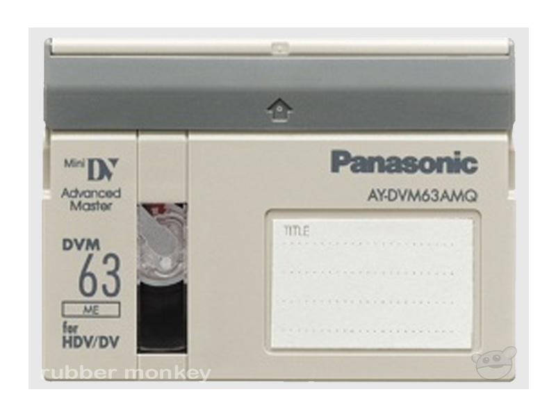 Panasonic Mini DV Tape 63 Minutes AMQ