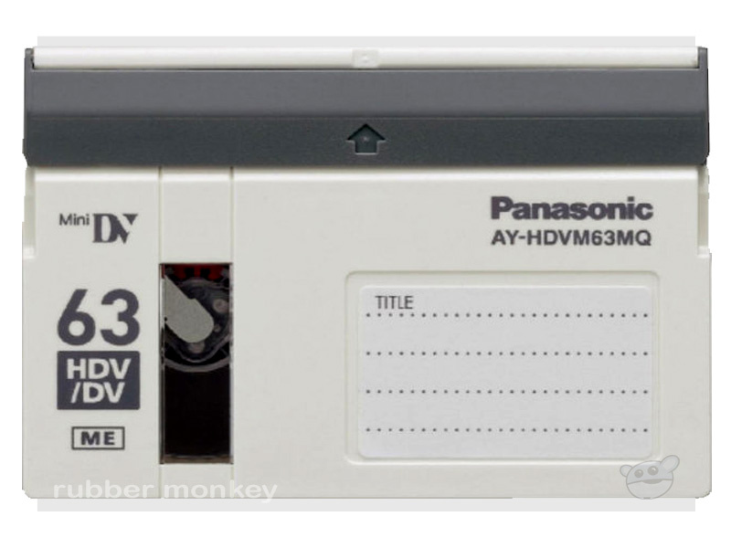 Panasonic Mini DV Tape 63 Minutes MQ