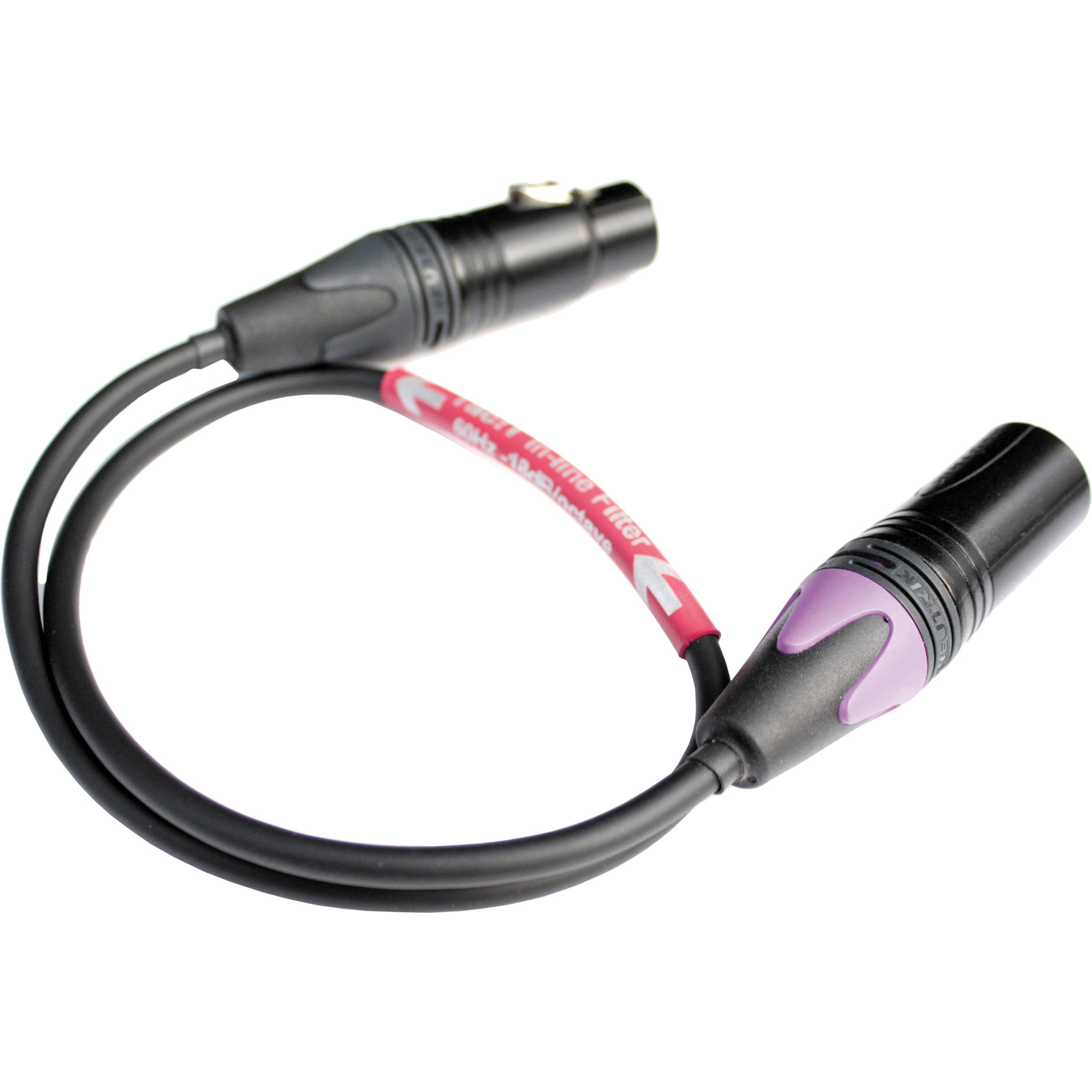 Rycote XLR-3F to XLR-3M Cable with TAC!T Filter (45cm)