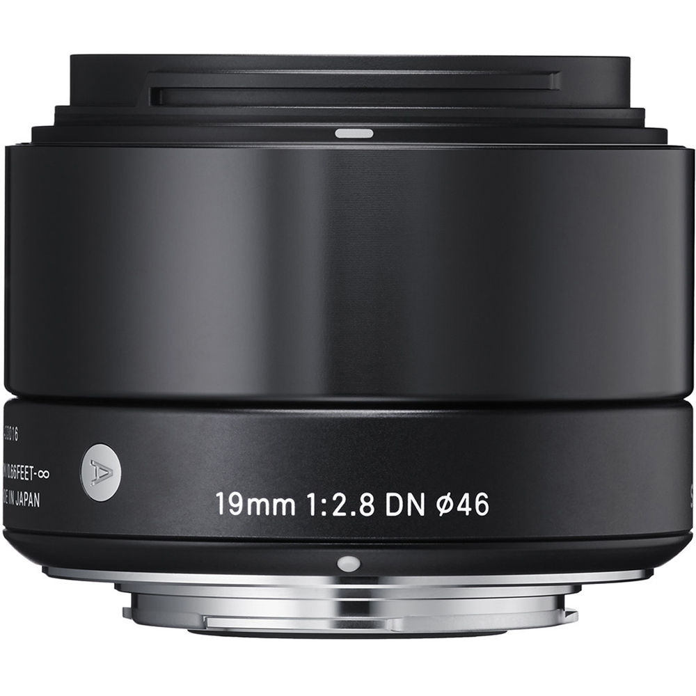 Sigma 19mm f/2.8 DN Lens for Micro Four Thirds Cameras (Black)