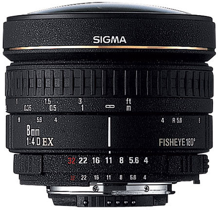 Sigma Fisheye 8mm f/3.5 EX DG Circular Fisheye Autofocus Lens for Canon EOS