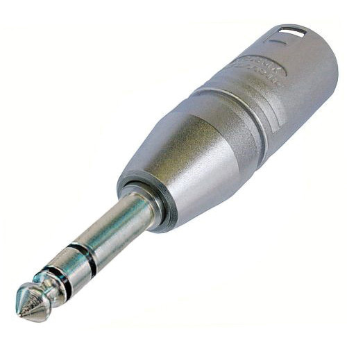 Neutrik NA3MP 3-Pole XLR Male to Stereo 1/4" Locking Plug Adapter