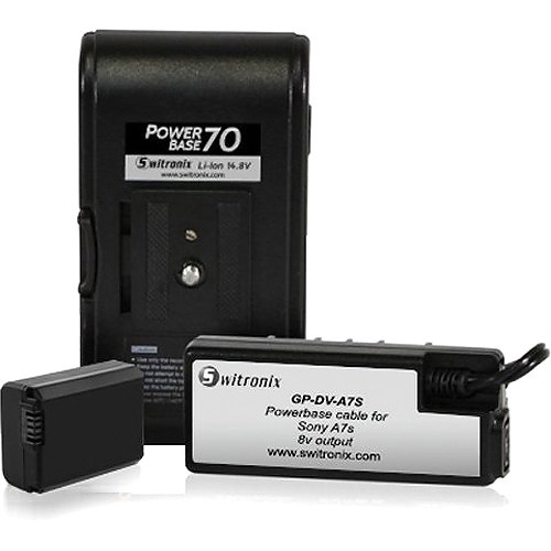 Core SWX PB70-A7S PowerBase  Battery for Sony a7S (12" Cable)