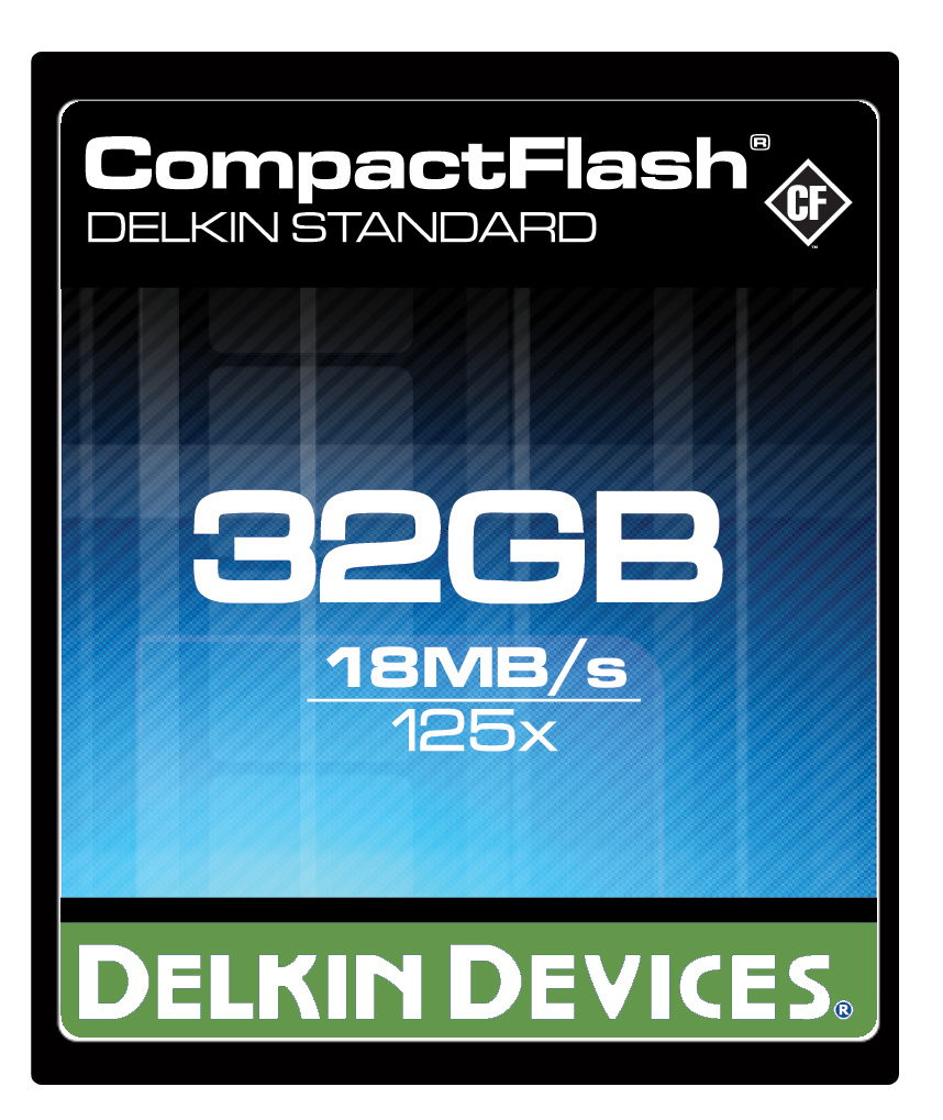 Delkin Compact Flash Card 32GB CF
