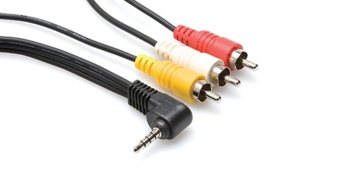 Hosa C3M-103 Camcorder AV Cable 3ft