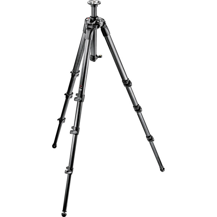 Manfrotto 057 - 3 Section Carbon Fiber Tripod (Geared)