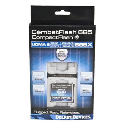 Delkin 8GB Combat Flash 685x Card