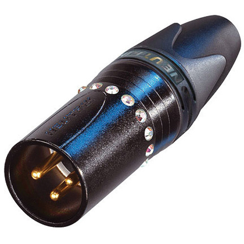 Neutrik NC3MXX-B-CRYSTAL 3-Pole Male XLR Cable Connector