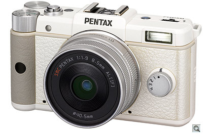 Pentax Q with Standard Lens (White)