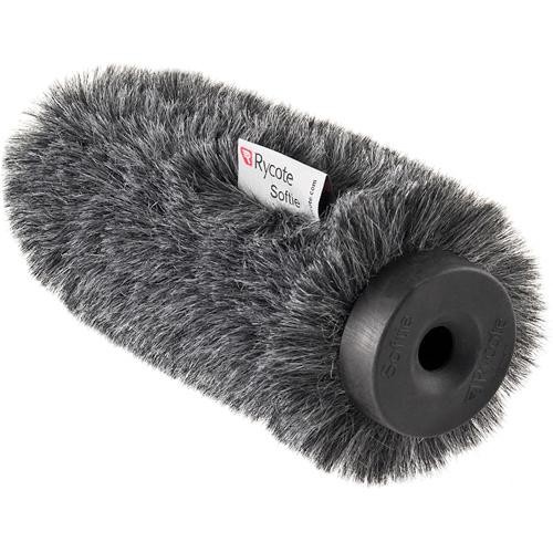 Rycote Standard Hole Classic Softie Wind-Screen (120mm Long, 18 to 20mm Diameter Hole, Gray)