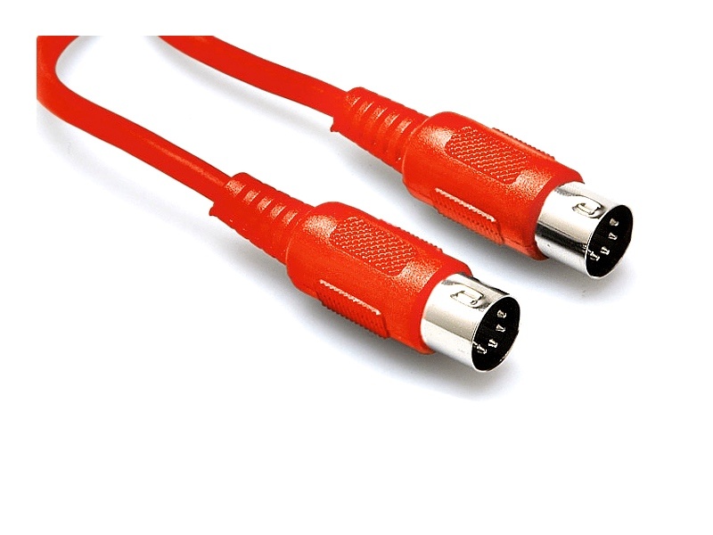 Hosa MID-315RD MIDI Cable 15ft (red)