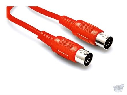 Hosa MID-310RD MIDI Cable 10ft (red)