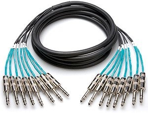 Hosa CSS-801PRO Pro 1/4'' Snake Cable 1m