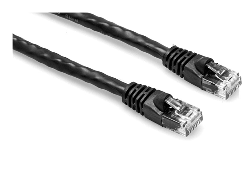 Hosa CAT-510BK Cat 5E Cable 10ft