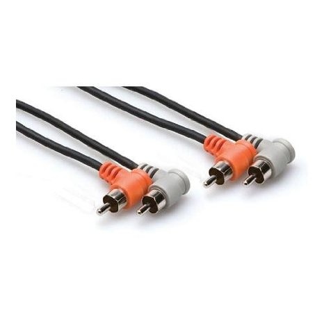 Hosa CRA-203RR Dual RCA Cable 3m (Right Angle)