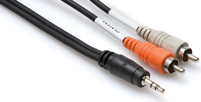 Hosa CMR-206 Mini RCA Breakout Cable 6ft