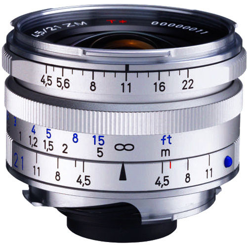 Zeiss C-Biogon T* 21mm f4.5 ZM SLR Lens SILVER