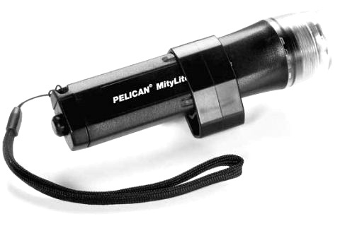 Pelican Mitylite 2430 Flashlight 4 'AA' Xenon Lamp - Water Resistant (Black)
