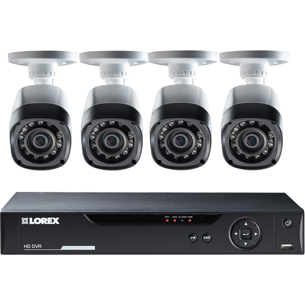 Lorex LHV10082TC4 Stratus Cloud 8-Channel DVR with 2TB HDD and Four Cameras