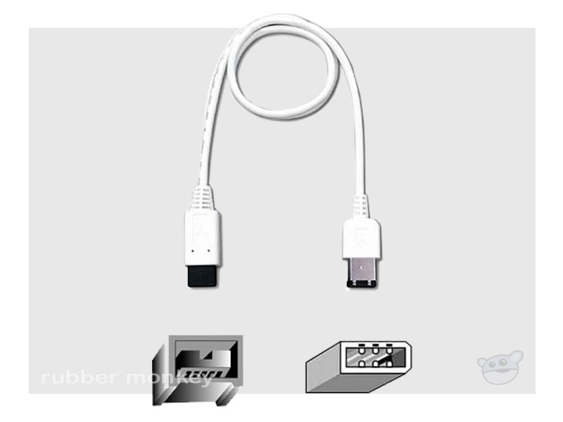 Belkin 9-pin to 6-pin (800-400) Firewire Cable 6ft
