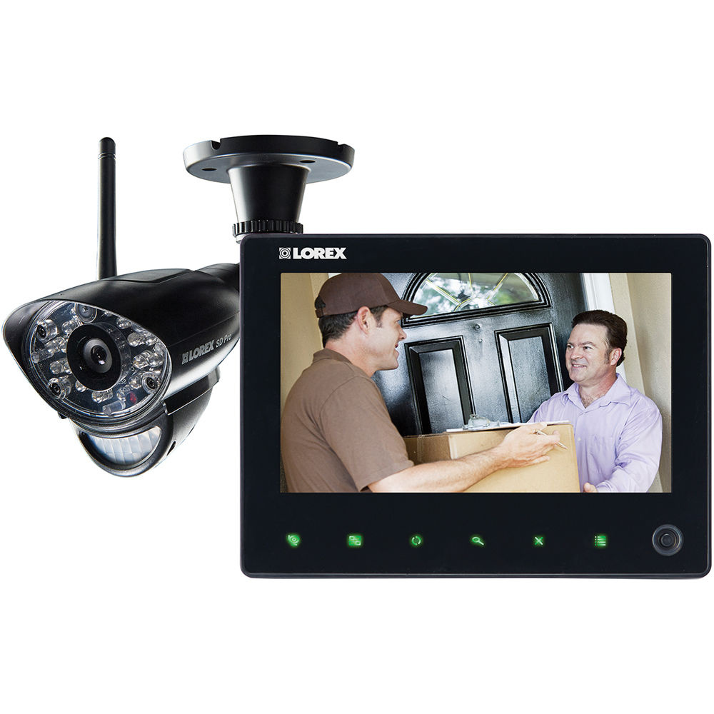 Lorex One-Camera Surveillance System with 2-Way Audio via iOS or Android Apps