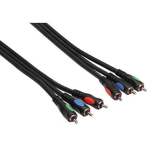 Pearstone 3 RCA Male to 3 RCA Male Component Video Cable - 15'