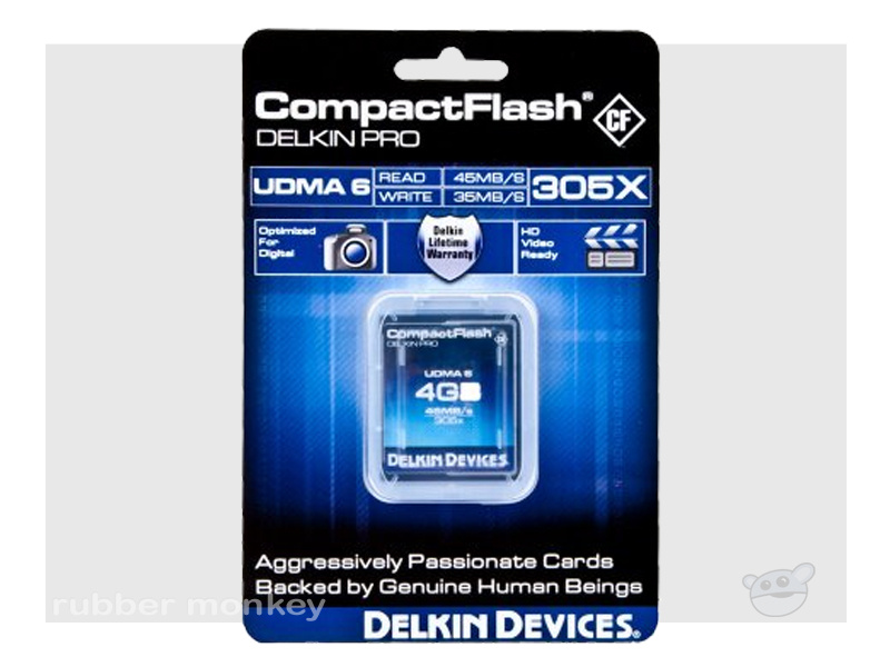 Delkin CompactFlash PRO Card 4GB