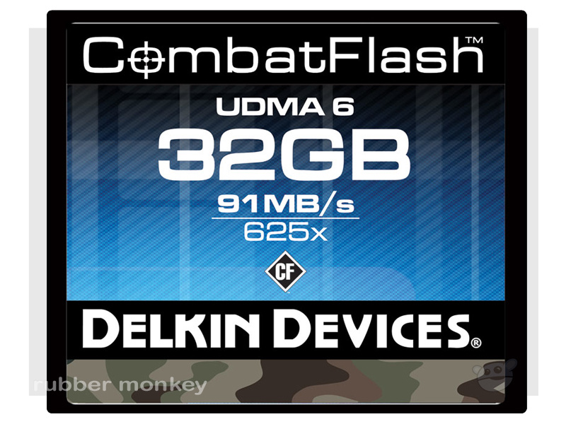 Delkin Combat Compact Flash Card 32GB CF