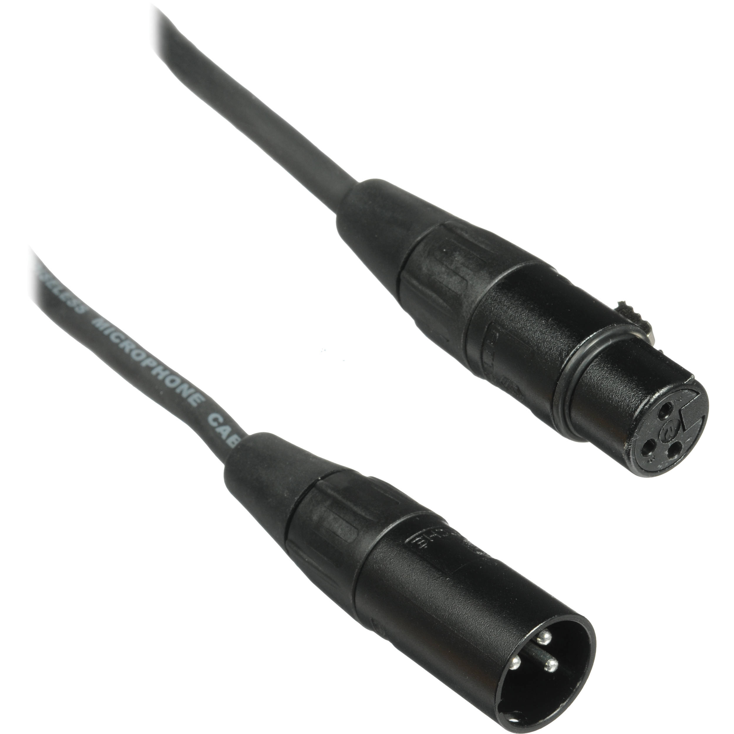 Kopul Performance 2000 Series XLR M to XLR F Microphone Cable - 2' (0.6 m), Black