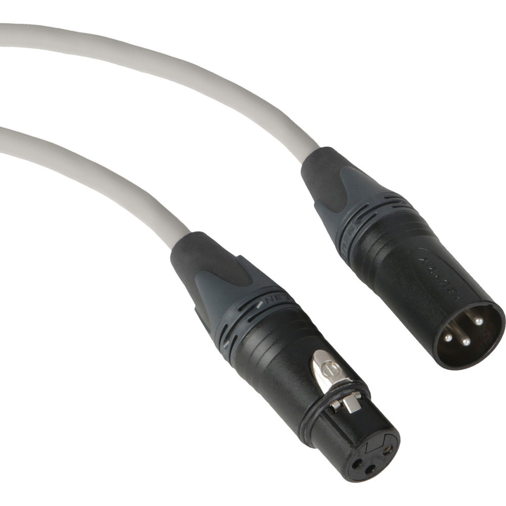 Kopul Premium Performance 3000 Series XLR M to XLR F Microphone Cable - 1.5' (0.45 m), Gray