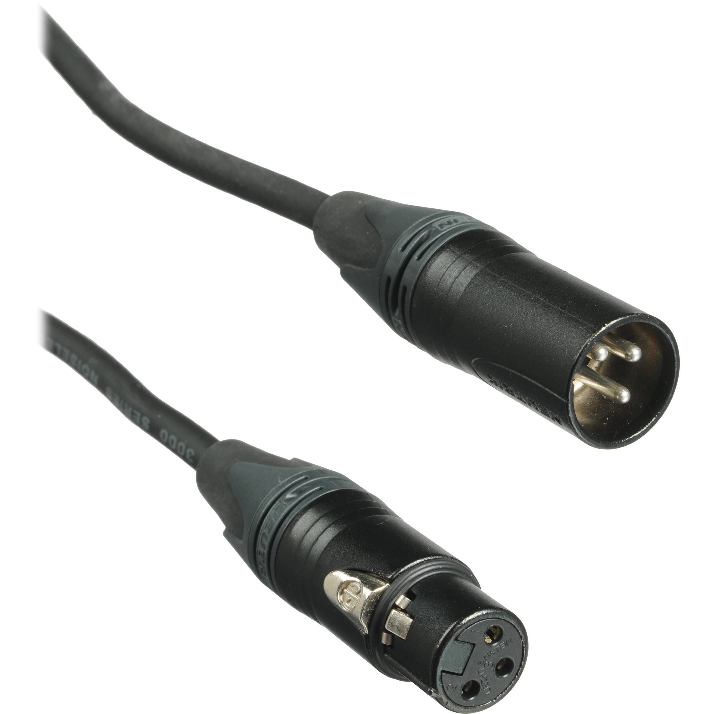 Kopul Premium Performance 3000 Series XLR M to XLR F Microphone Cable - 5' (1.5 m), Black
