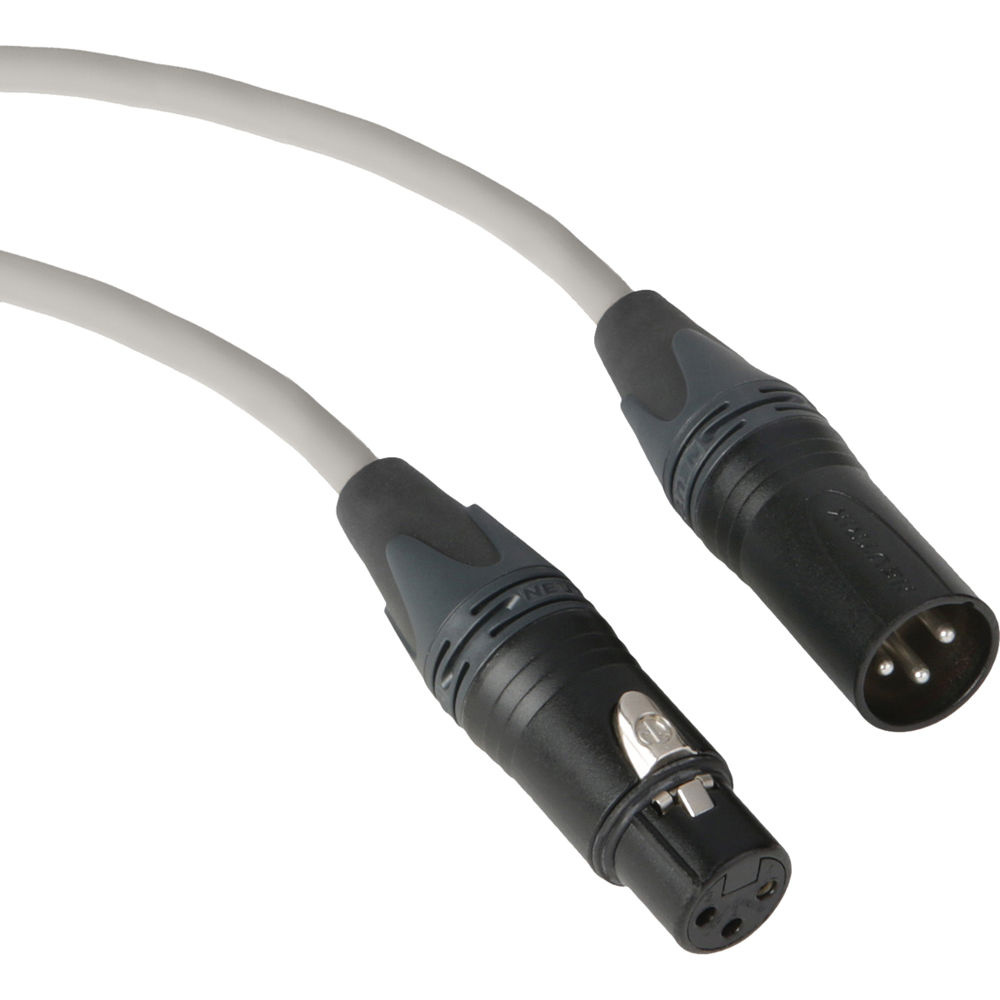 Kopul Premium Performance 3000 Series XLR M to XLR F Microphone Cable - 20' (6.1 m), Gray