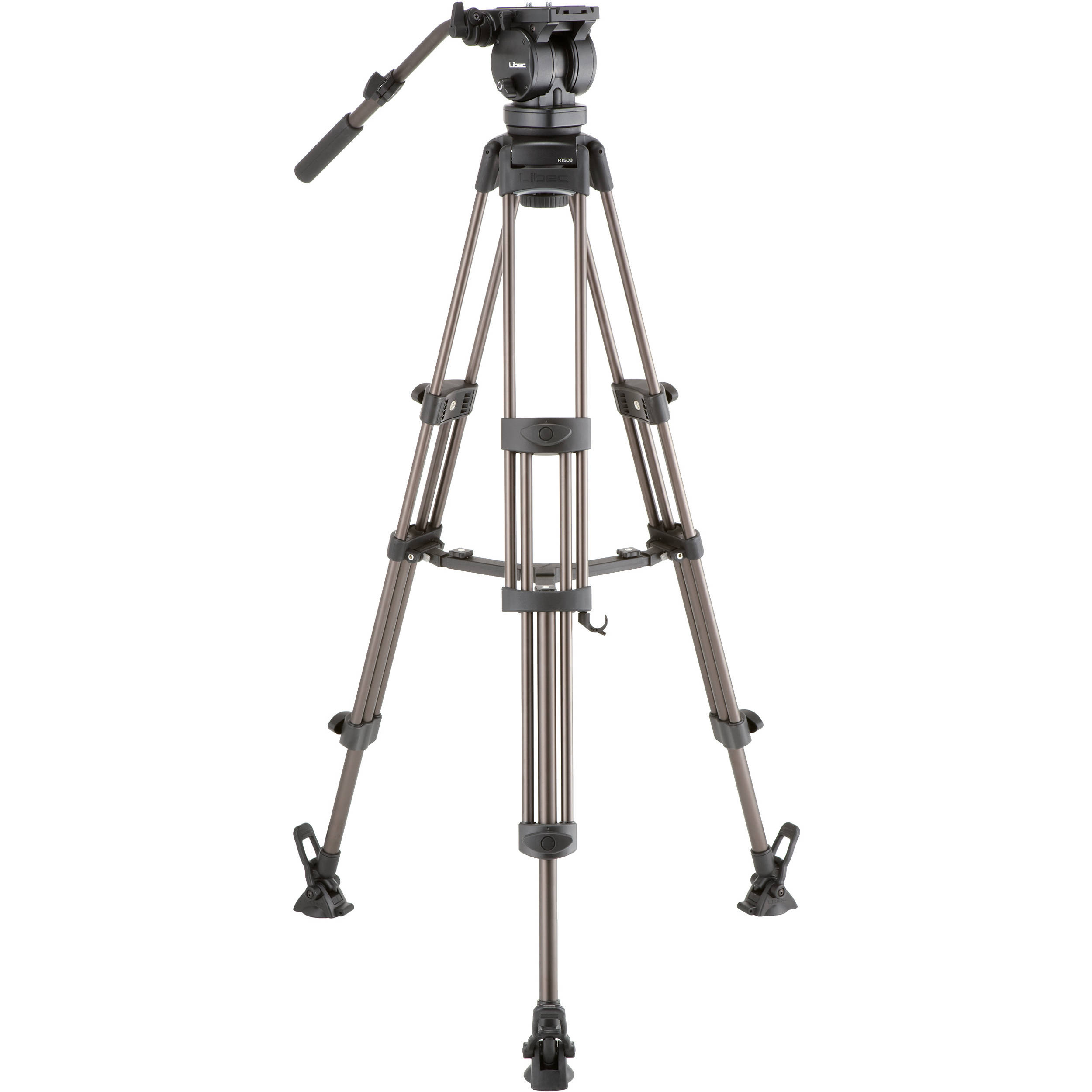 Libec LX10 M 2-Stage Aluminum Tripod System with Mid-Level Spreader