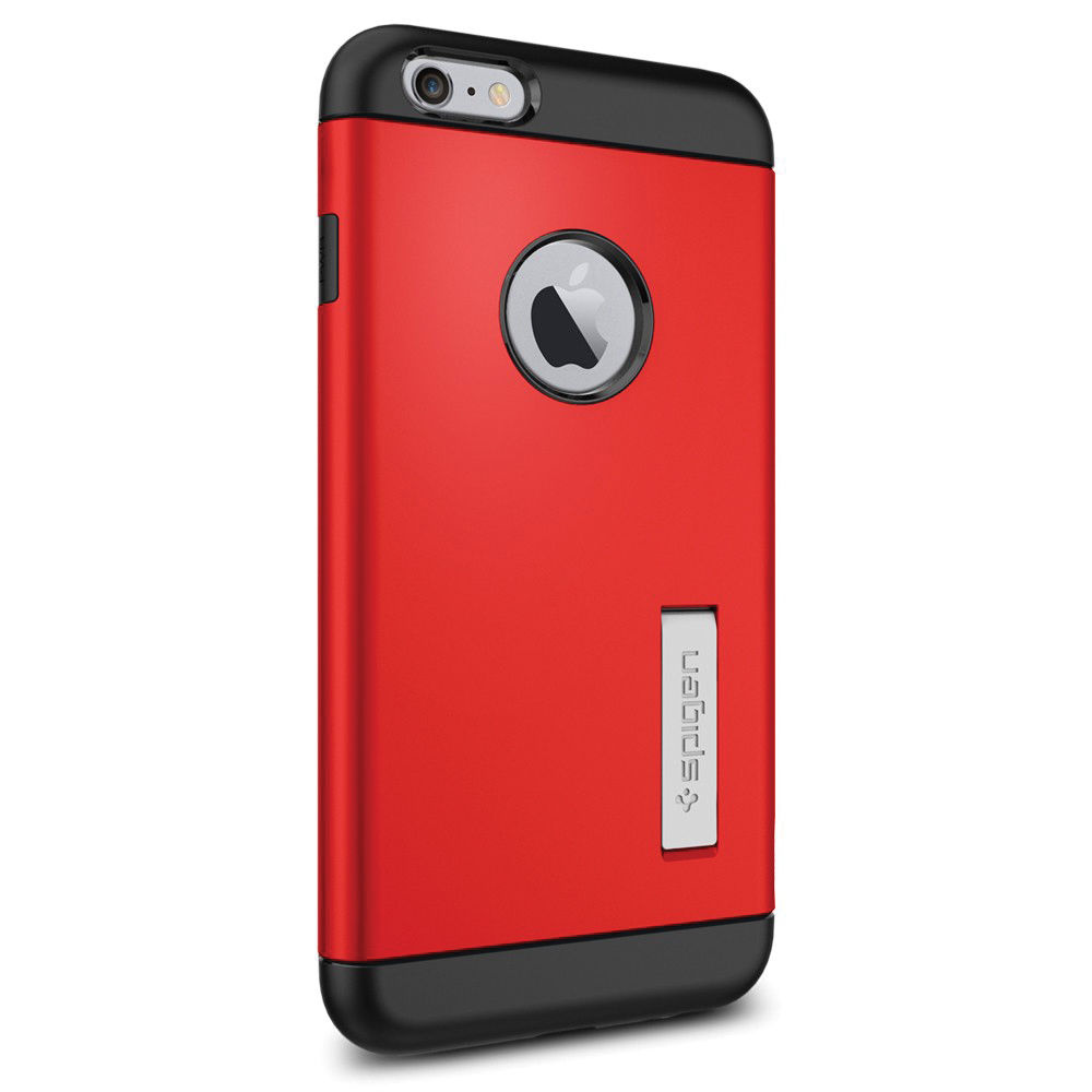 Spigen Apple iPhone 6 Plus Case Slim Armor (Electric Red, Retail Packaging)