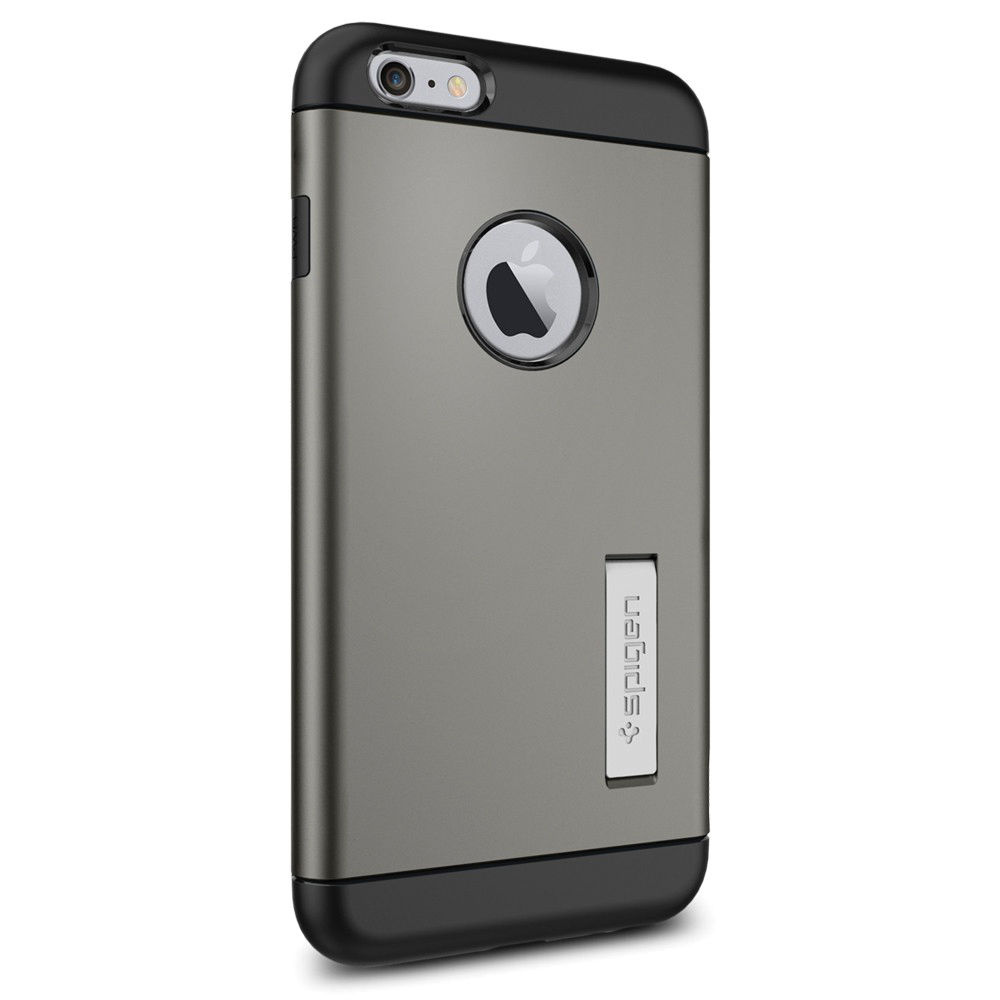 Spigen Apple iPhone 6 Plus Case Slim Armor (Gunmetal, Retail Packaging)