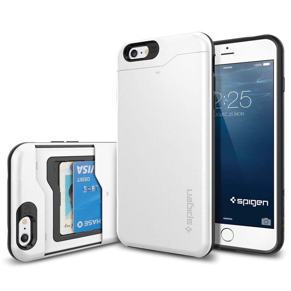 Spigen Slim Armor CS Case for Apple iPhone 6 Plus (Shimmery White)