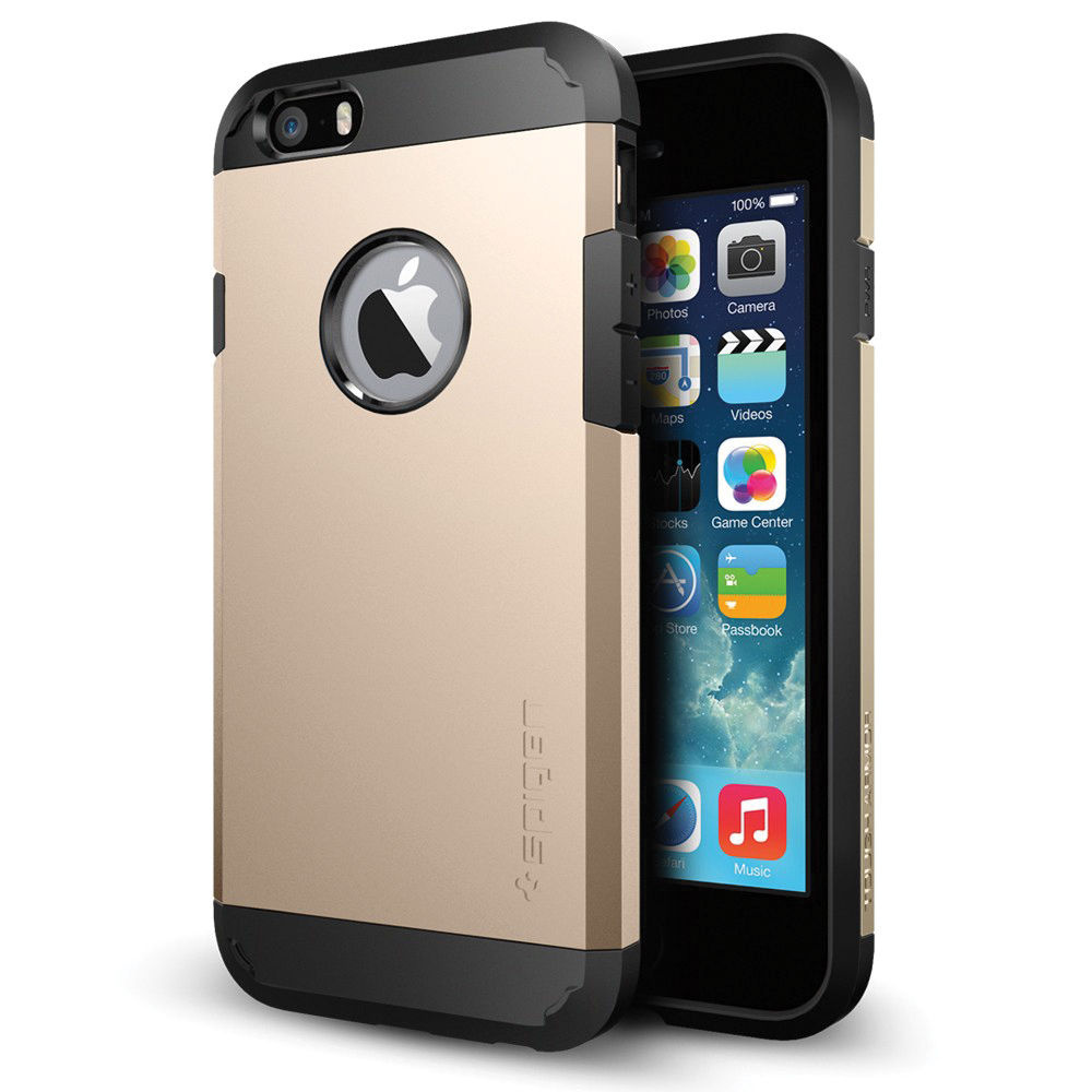 Spigen Tough Armor Case for Apple iPhone 6 (Champagne Gold)