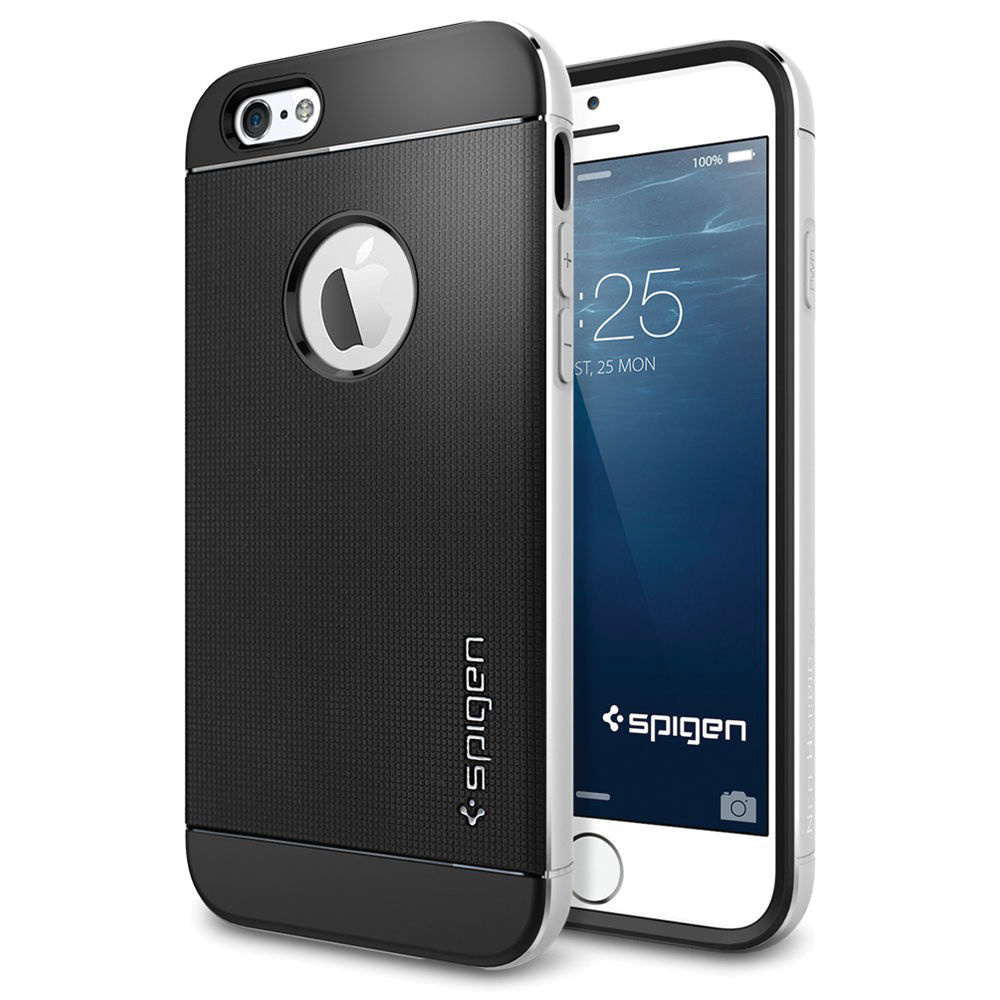 Spigen Neo Hybrid Metal Case for Apple iPhone 6 (Metal Satin Silver)